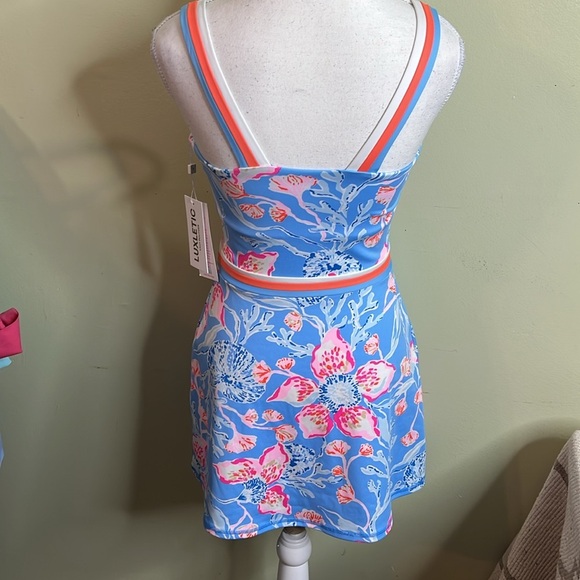 Lilly Pulitzer THE DEIDRA DRESS IN UPF 50+ IN BAHAMIAN RHAPSODY, size XXS - Picture 11 of 17